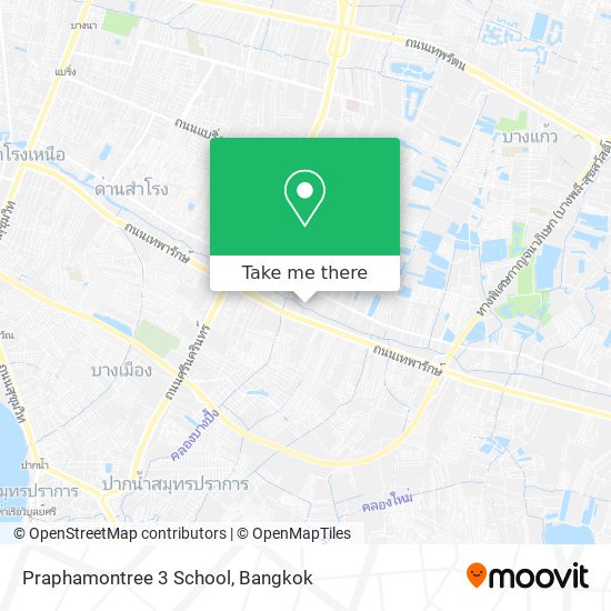 Praphamontree 3 School map