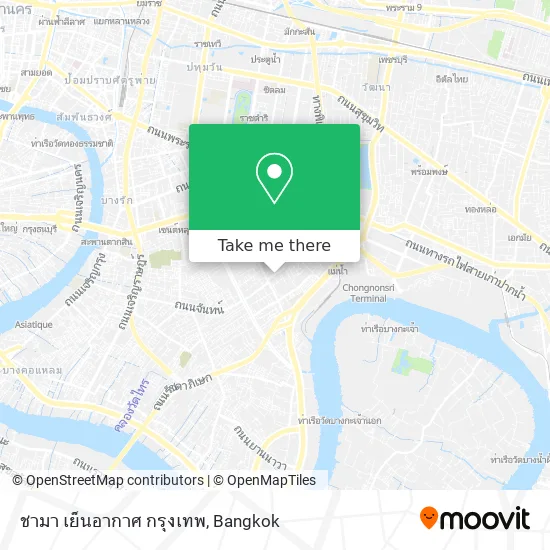 ชามา เย็นอากาศ กรุงเทพ map