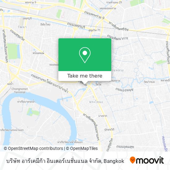 บริษัท อาร์เคมีก้า อินเตอร์เนชั่นแนล จำกัด map