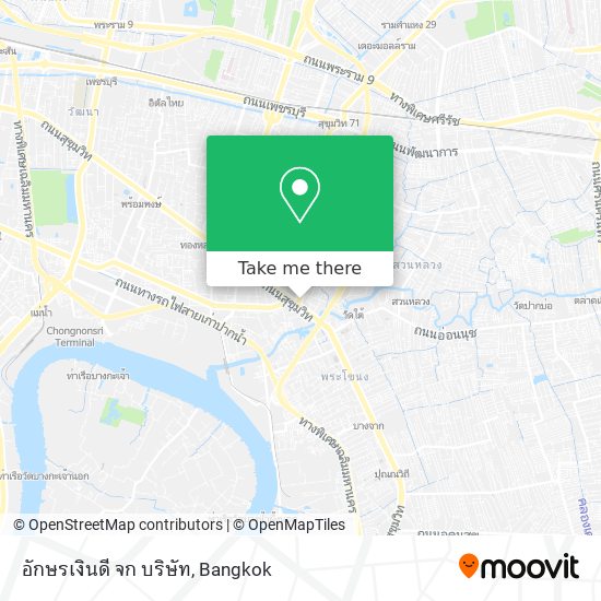 อักษรเงินดี จก บริษัท map