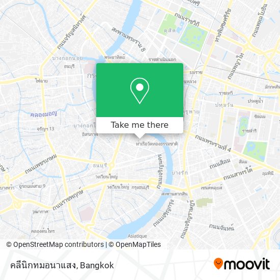 คลีนิกหมอนาแสง map