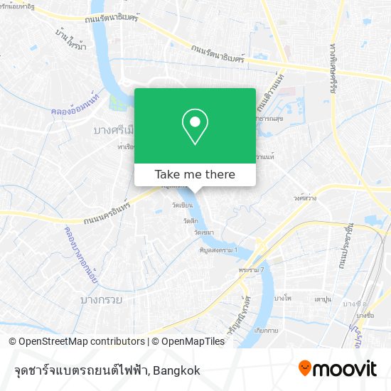 จุดชาร์จแบตรถยนต์ไฟฟ้า map