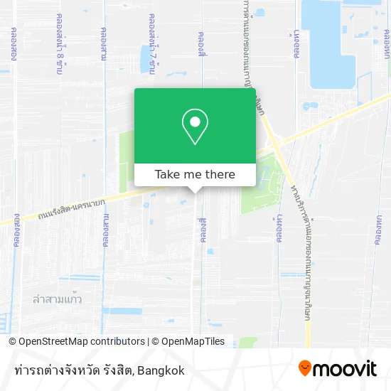 ท่ารถต่างจังหวัด รังสิต map