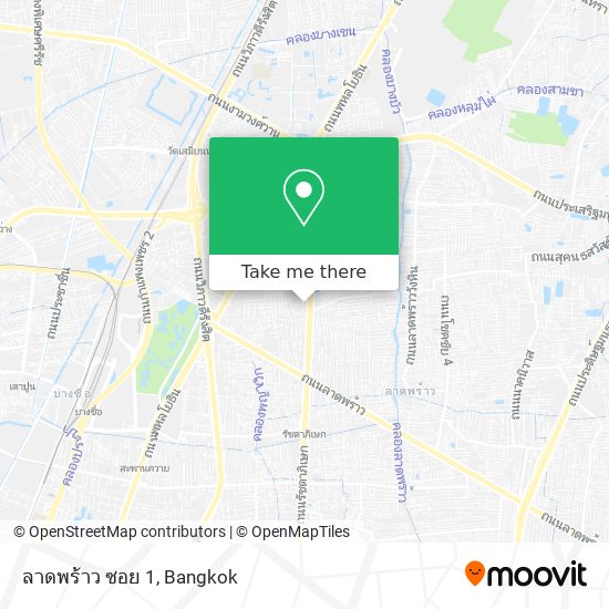 ลาดพร้าว ซอย 1 map