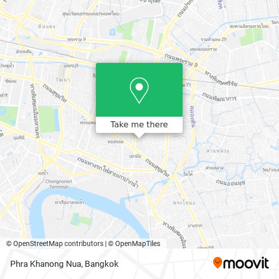 Phra Khanong Nua map