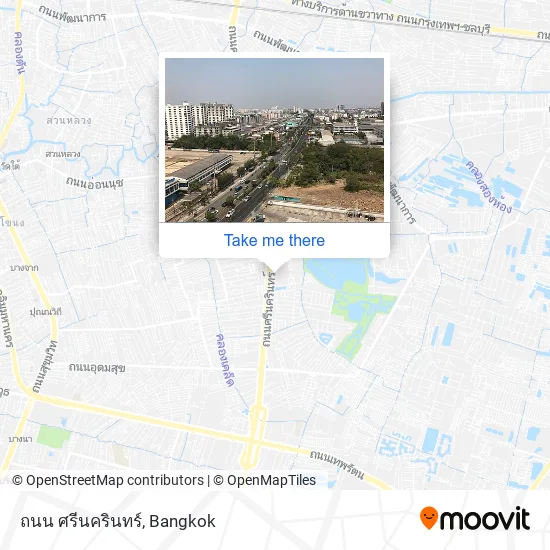 ถนน ศรีนครินทร์ map