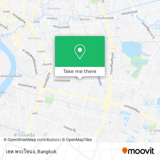 เขต พระโขนง map