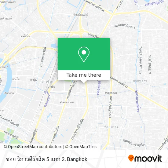 ซอย วิภาวดีรังสิต 5 แยก 2 map