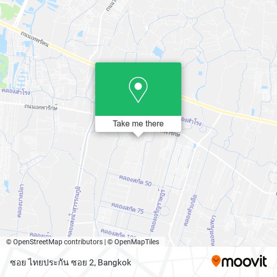 ซอย ไทยประกัน ซอย 2 map