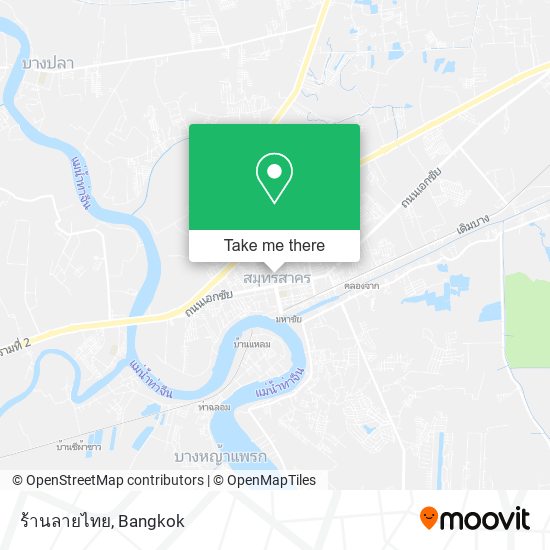 ร้านลายไทย map