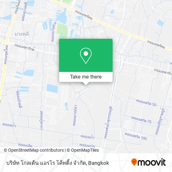 บริษัท โกลเด้น แอรโร โค้ทติ้ง จํากัด map