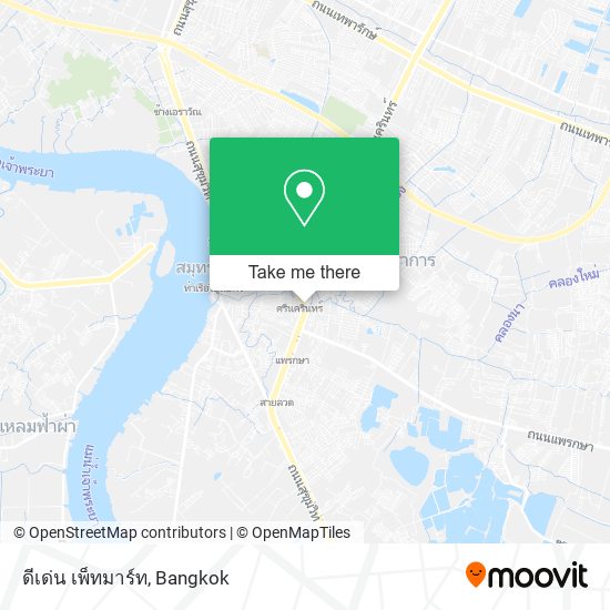 ดีเด่น เพ็ทมาร์ท map
