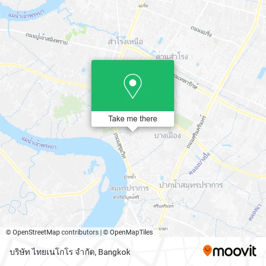 บริษัท ไทยเนโกโร จํากัด map