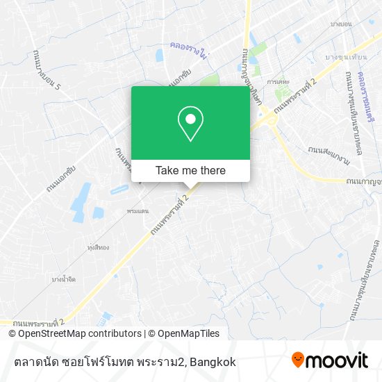 ตลาดนัด ซอยโฟร์โมทต พระราม2 map