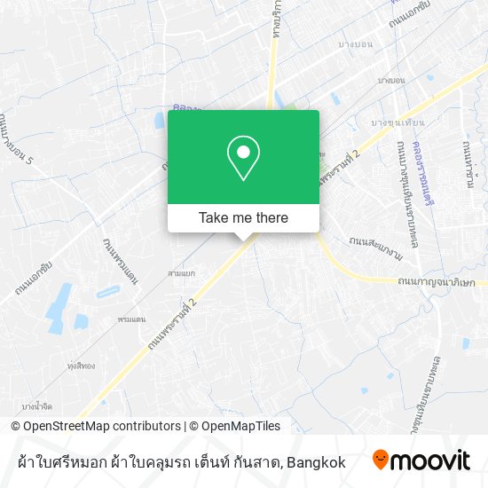 ผ้าใบศรีหมอก ผ้าใบคลุมรถ เต็นท์ กันสาด map
