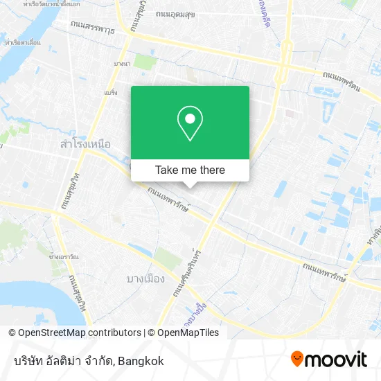 บริษัท อัลติม่า จํากัด map
