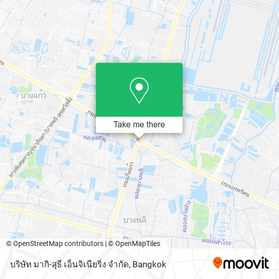 บริษัท มากิ-สุธี เอ็นจิเนียริ่ง จํากัด map