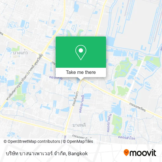 บริษัท บางนาเพาเวอร์ จํากัด map