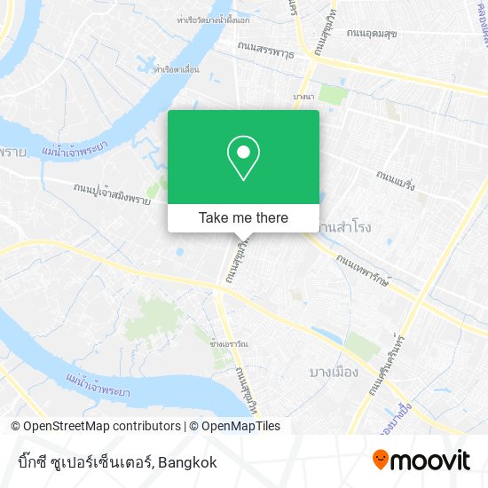 บิ๊กซี ซูเปอร์เซ็นเตอร์ map