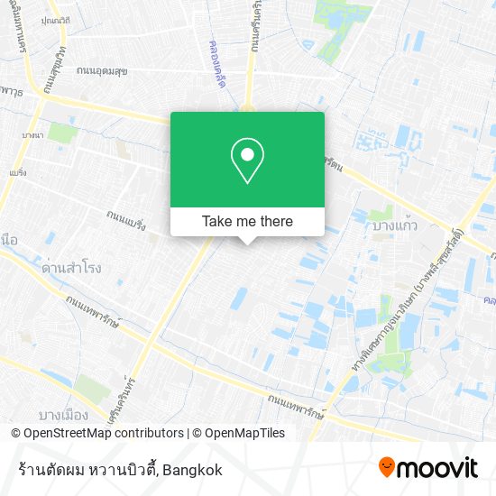 ร้านตัดผม หวานบิวตี้ map