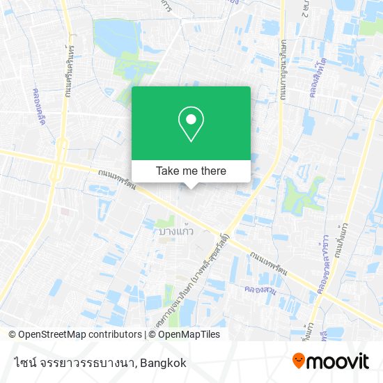 ไซน์ จรรยาวรรธบางนา map