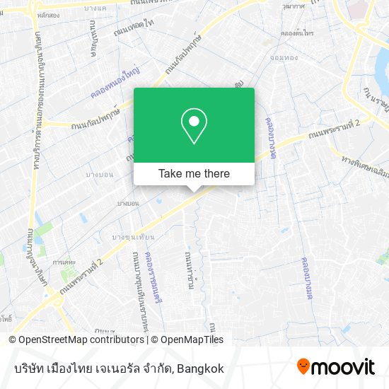 บริษัท เมืองไทย เจเนอรัล จํากัด map