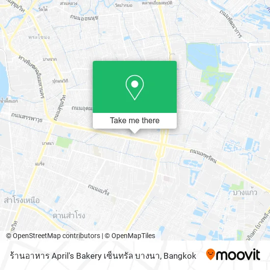ร้านอาหาร April's Bakery เซ็นทรัล บางนา map