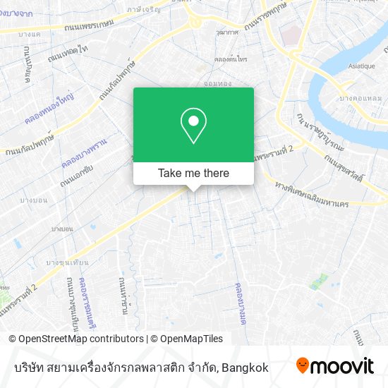 บริษัท สยามเครื่องจักรกลพลาสติก จํากัด map