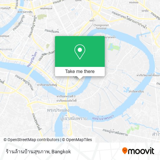 ร้านล้านบ้านสุขภาพ map