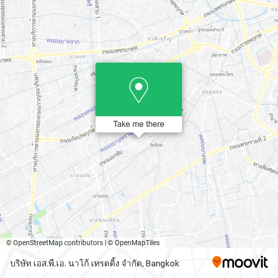 บริษัท เอส.พี.เอ. นาโก้ เทรดดิ้ง จํากัด map