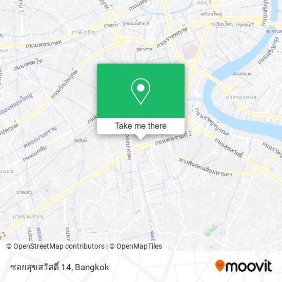 ซอยสุขสวัสดิ์ 14 map