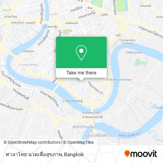 ศาลาไทย นวดเพื่อสุขภาพ map