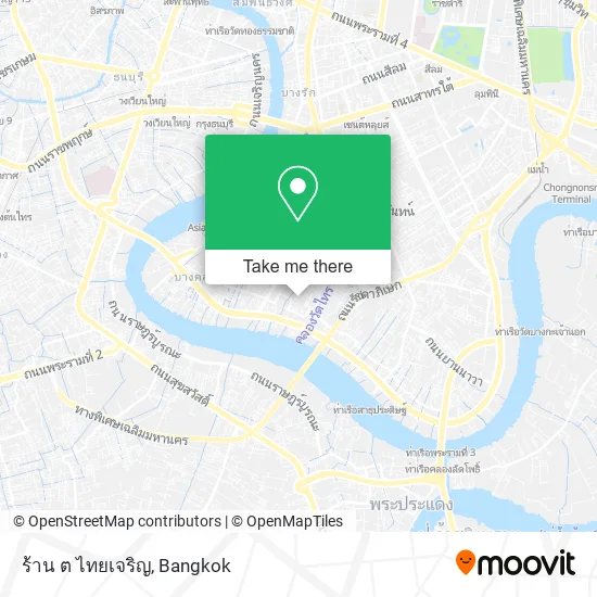 ร้าน ต ไทยเจริญ map