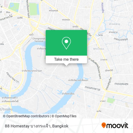 88 Homestay บางกระเจ้า map