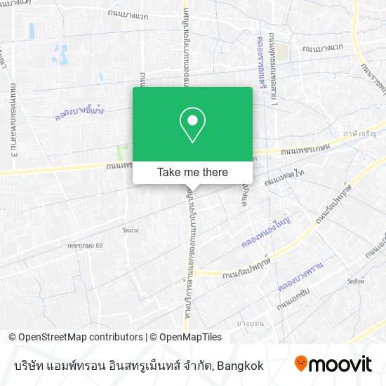 บริษัท แอมพ์ทรอน อินสทรูเม็นทส์ จํากัด map