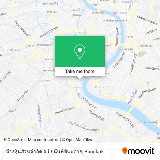 ห้างหุ้นส่วนจํากัด ส ปิยนันท์ซัพพลาย map