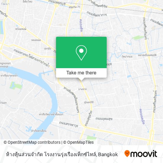 ห้างหุ้นส่วนจํากัด โรงงานรุ่งเรืองเท็กซ์ไทล์ map