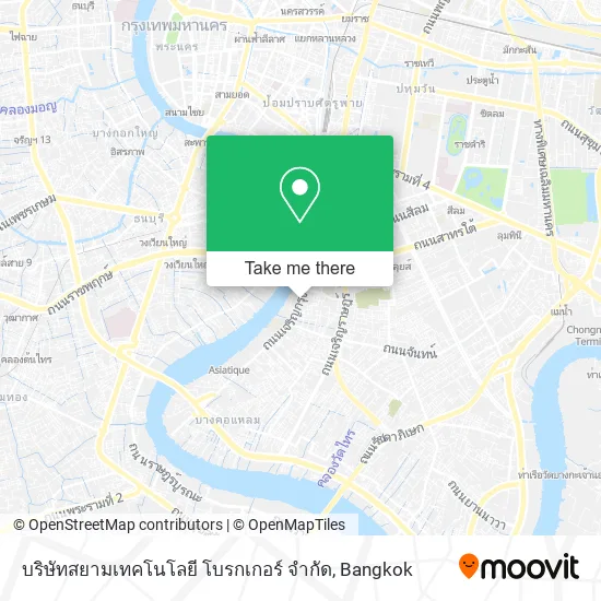 บริษัทสยามเทคโนโลยี โบรกเกอร์ จํากัด map