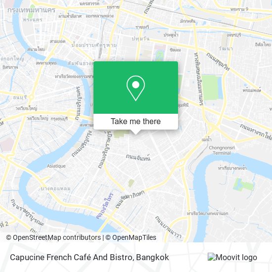 Capucine French Café And Bistro map