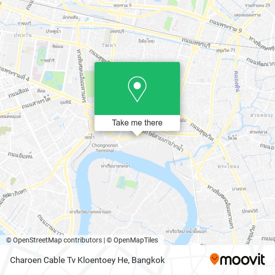 Charoen Cable Tv Kloentoey He map