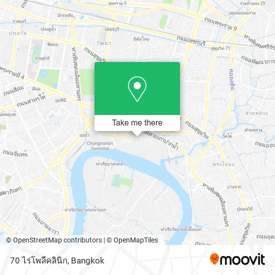 70 ไร่โพลีคลินิก map