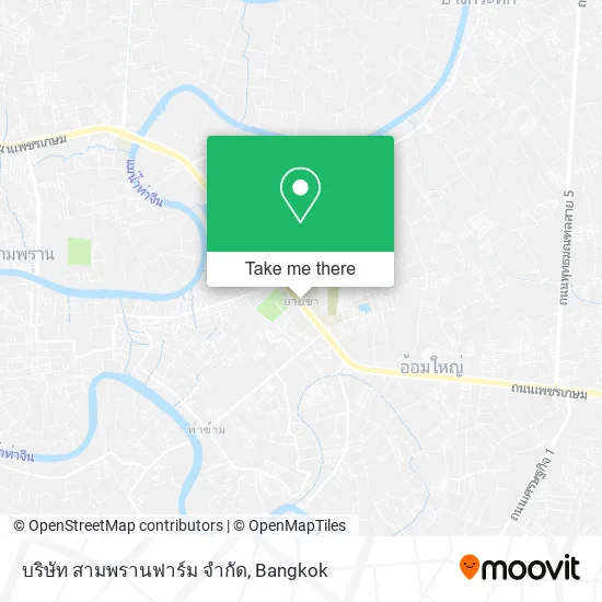 บริษัท สามพรานฟาร์ม จํากัด map
