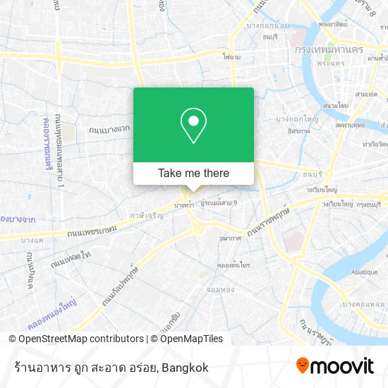 ร้านอาหาร ถูก สะอาด อร่อย map