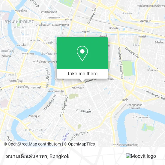 สนามเด็กเล่นสาทร map