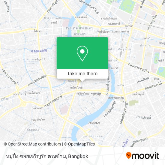 หมูปิ้ง ซอยเจริญรัถ ตรงข้าม map