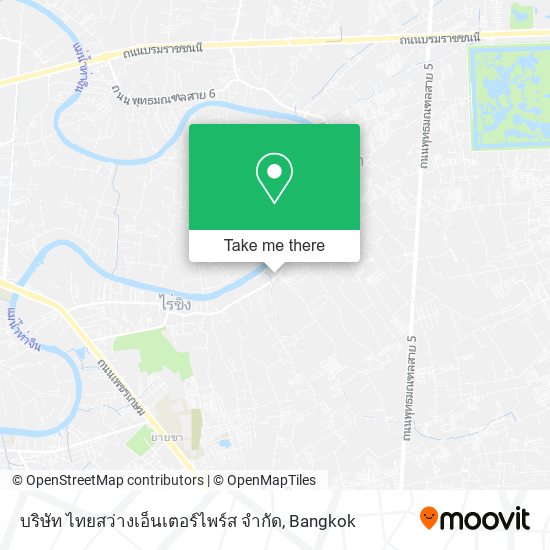 บริษัท ไทยสว่างเอ็นเตอร์ไพร์ส จํากัด map