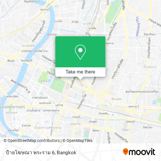 ป้ายโฆษณา พระราม 6 map