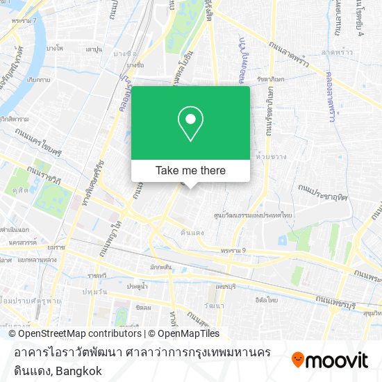 อาคารไอราวัตพัฒนา ศาลาว่าการกรุงเทพมหานคร ดินแดง map