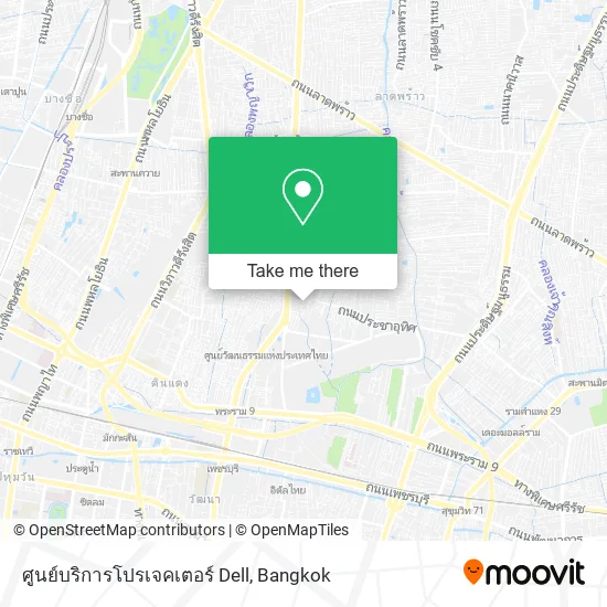 ศูนย์บริการโปรเจคเตอร์ Dell map