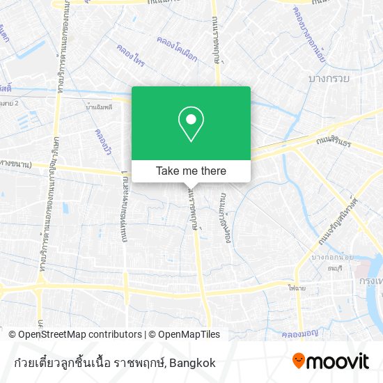 ก๋วยเตี๋ยวลูกชิ้นเนื้อ ราชพฤกษ์ map